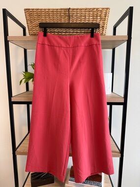 NWT Express High-Rise Coral Culottes Woven Career Dress Pant Trouser, 8